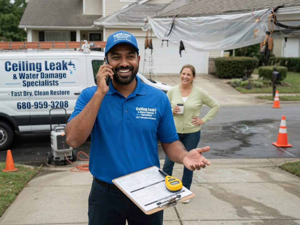 Ceiling Leak Cleanup Lefor, ND FAQs